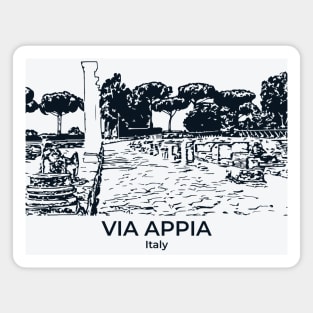 Via Appia - Italy Magnet